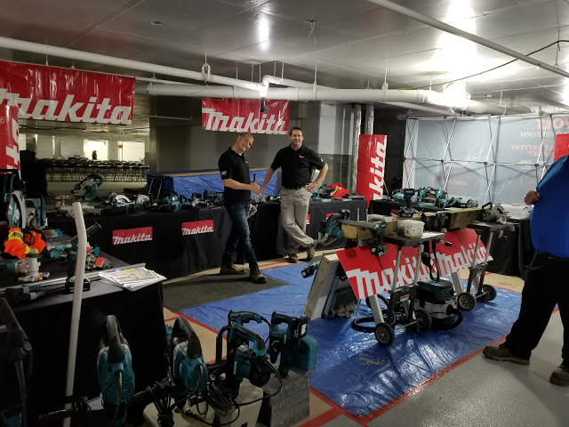 Makita Tools at Edmonton Fasteners and PCL Event at Ice District