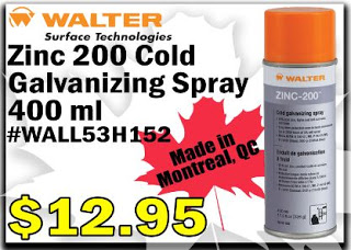 Walter Zinc 200 Cold Galvanizing Spray at Edmonton Fasteners